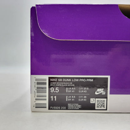 【中古美品】【メンズ】 NIKE SB ナイキエスビー DUNK LOW PRO PRM FV5926-200 ダンク ロー プロ プレミアム スニーカー シューズ 靴 160-250811-as-14-izu サイズ：27.5cm カラー：AMBER BROWN/GUAVA ICE 万代Net店