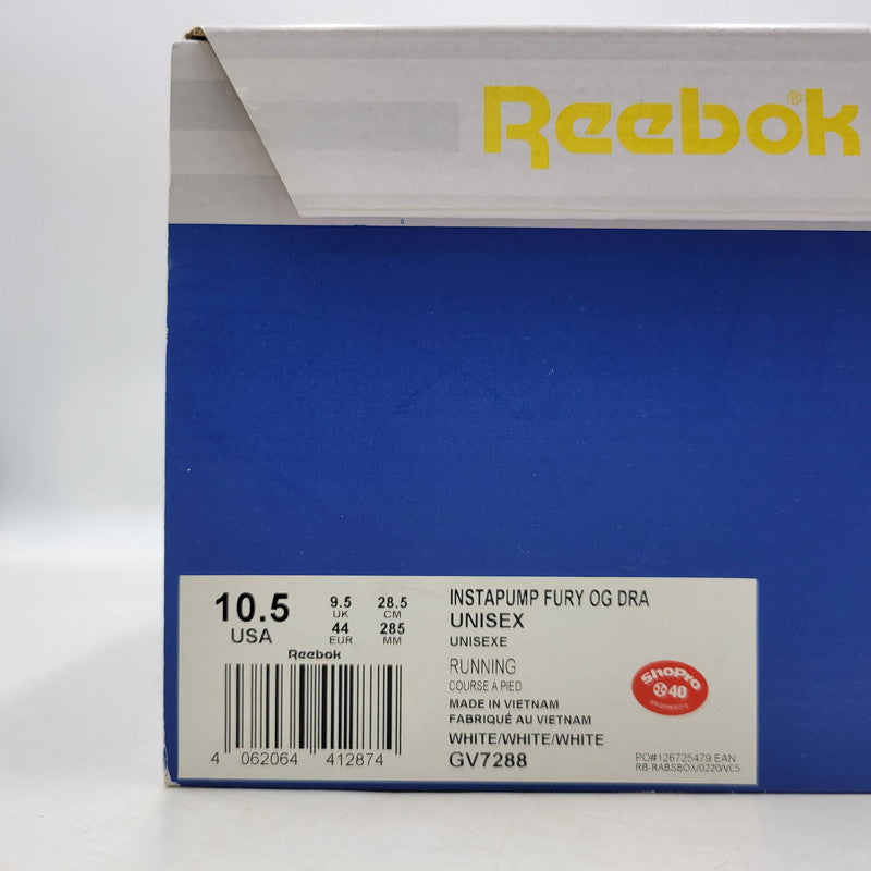 【中古品】【メンズ】 Reebok リーボック × ATMOS アトモス × DORAEMON ドラえもん INSTAPUMP FURY OG DRA GV7288 インスタ ポンプ フューリー OG DRA スニーカー シューズ 靴 162-250811-as-15-izu サイズ：28.5cm カラー：WHITE/WHITE/WHITE 万代Net店