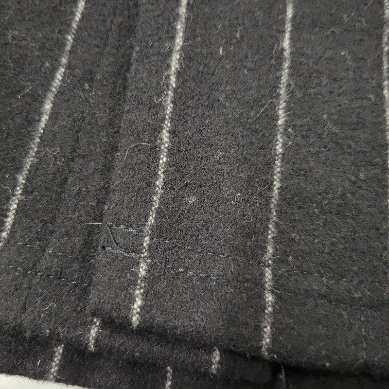 【中古品】【メンズ】 STUSSY ステューシー 111761 ARCH FELT LOGO SS WOOL BASEBALL SHIRT アーチフェルトロゴ ショートスリーブウールベースボールシャツ トップス 半袖 142-250811-ma-05-izu サイズ：L カラー：BLACK 万代Net店