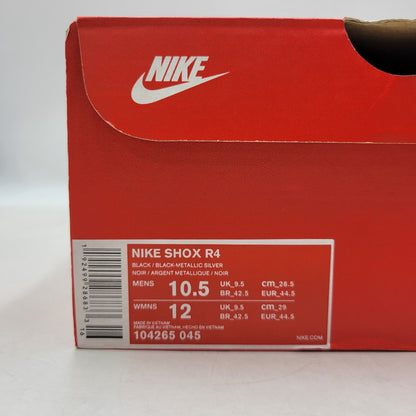 【中古品】【メンズ】 NIKE ナイキ SHOX R4 104265-045 ショックス R4 スニーカー シューズ 靴 160-250811-as-07-izu サイズ：28.5cm カラー：BLACK/BLACK-METALIC SILVER 万代Net店