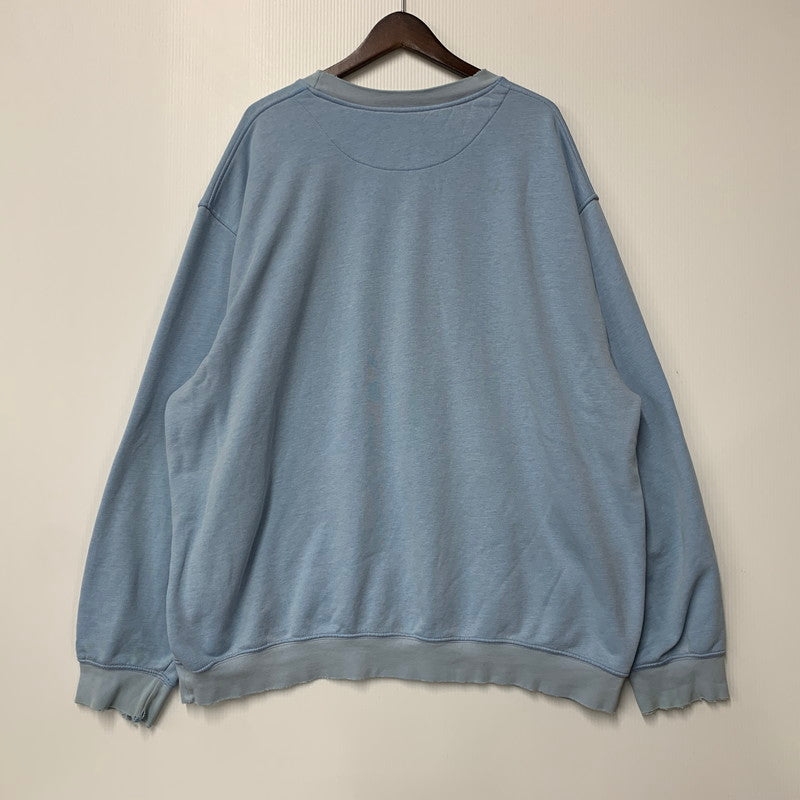 【現状渡し品】【メンズ】 NIKE ナイキ 00S SWOOSH LOGO SWEATSHIRT 00年代 スウッシュロゴスウェットシャツ トップス 長袖 146-250816-ma-09-izu サイズ：XXL カラー：LIGHT BLUE 万代Net店