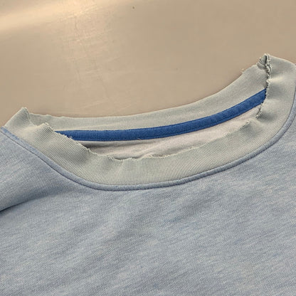 【現状渡し品】【メンズ】 NIKE ナイキ 00S SWOOSH LOGO SWEATSHIRT 00年代 スウッシュロゴスウェットシャツ トップス 長袖 146-250816-ma-09-izu サイズ：XXL カラー：LIGHT BLUE 万代Net店