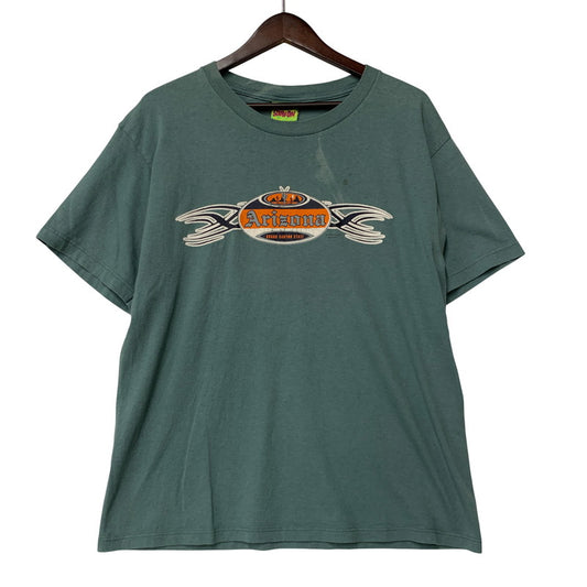 【現状渡し品】【メンズ】 CARTOON NETWORK SCOOBY-DOO カートゥーンネットワーク スクービー・ドゥー ARIZONA T-SHIRT アリゾナ Tシャツ トップス 146-250816-ma-05-izu サイズ：M カラー：グリーン 万代Net店