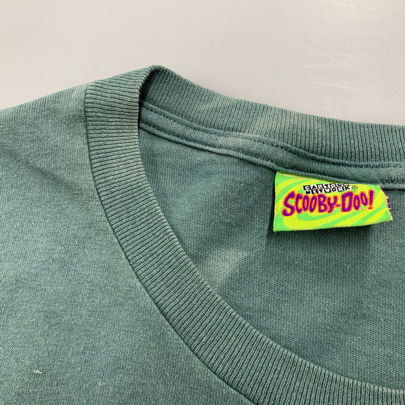 【現状渡し品】【メンズ】 CARTOON NETWORK SCOOBY-DOO カートゥーンネットワーク スクービー・ドゥー ARIZONA T-SHIRT アリゾナ Tシャツ トップス 146-250816-ma-05-izu サイズ：M カラー：グリーン 万代Net店
