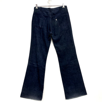 【現状渡し品】【メンズ】 Levi's リーバイス CORDUROY FLARE PANTS コーデュロイ フレア パンツ 216刻印 TALON LIGHTNINGジッパー ボトムス 157-250814-as-18-izu サイズ：36×34 カラー：ネイビー 万代Net店