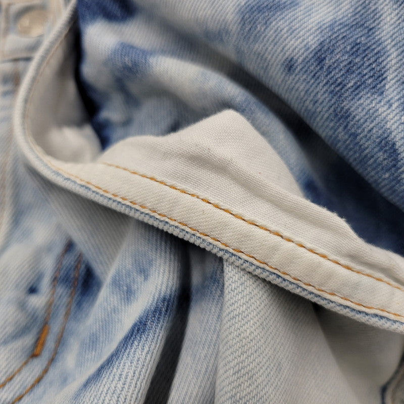 【中古品】【メンズ】 OLD STUSSY オールドステューシー USA製 90S BLEACH DENIM SHORTS 90年代 ブリーチ デニムショーツ ズボン パンツ ボトムス 153-250811-ma-01-izu サイズ：28 カラー：インディゴ 万代Net店