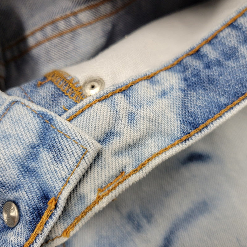 【中古品】【メンズ】 OLD STUSSY オールドステューシー USA製 90S BLEACH DENIM SHORTS 90年代 ブリーチ デニムショーツ ズボン パンツ ボトムス 153-250811-ma-01-izu サイズ：28 カラー：インディゴ 万代Net店