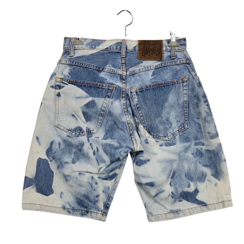 【中古品】【メンズ】 OLD STUSSY オールドステューシー USA製 90S BLEACH DENIM SHORTS 90年代 ブリーチ デニムショーツ ズボン パンツ ボトムス 153-250811-ma-01-izu サイズ：28 カラー：インディゴ 万代Net店