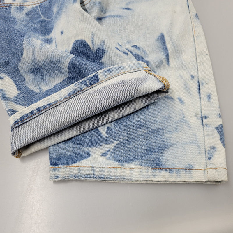 【中古品】【メンズ】 OLD STUSSY オールドステューシー USA製 90S BLEACH DENIM SHORTS 90年代 ブリーチ デニムショーツ ズボン パンツ ボトムス 153-250811-ma-01-izu サイズ：28 カラー：インディゴ 万代Net店