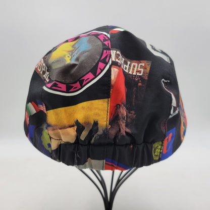 【中古品】【メンズ/レディース】 Supreme シュプリーム GORE-TEX LONG BILL CAMP CAP BLACK STICKERS ゴアテックス キャンプ キャップ 帽子 185-250811-as-03-izu サイズ：M/L カラー：ブラック系 万代Net店
