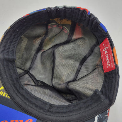 【中古品】【メンズ/レディース】 Supreme シュプリーム GORE-TEX LONG BILL CAMP CAP BLACK STICKERS ゴアテックス キャンプ キャップ 帽子 185-250811-as-03-izu サイズ：M/L カラー：ブラック系 万代Net店