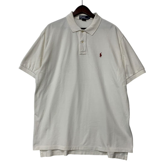 【中古品】【メンズ】 Polo by Ralph Lauren ポロバイラルフローレン 鹿の子 90S SS POLO SHIRT 90年代 ショートスリーブポロシャツ トップス 半袖 146-250816-ma-07-izu サイズ：XL カラー：WHITE 万代Net店