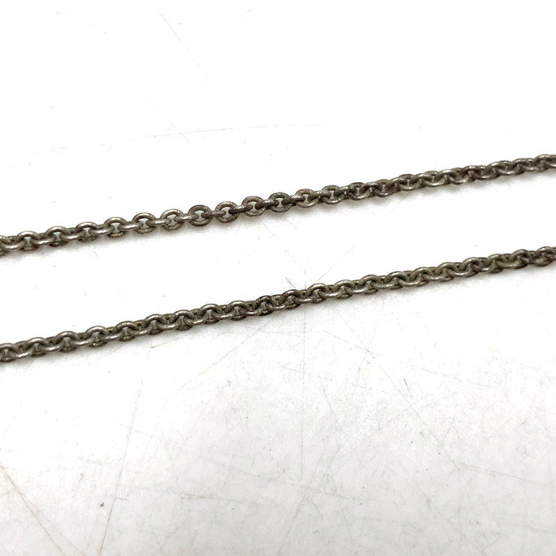【中古品】【メンズ/レディース】 PAUL SMITH ポールスミス LOGO RING NECKLACE アクセサリー ロゴリング ネックレス アクセサリー 193-250817-rk-06-izu カラー：シルバー 万代Net店