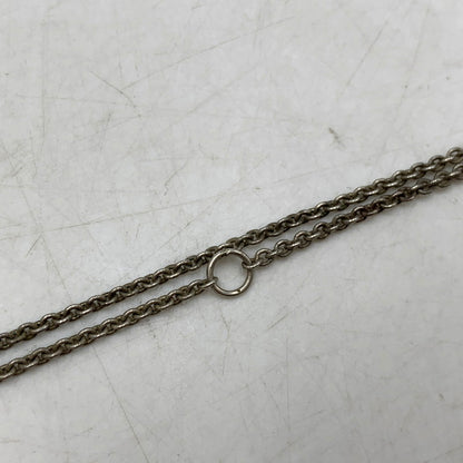 【中古品】【メンズ/レディース】 PAUL SMITH ポールスミス LOGO RING NECKLACE アクセサリー ロゴリング ネックレス アクセサリー 193-250817-rk-06-izu カラー：シルバー 万代Net店