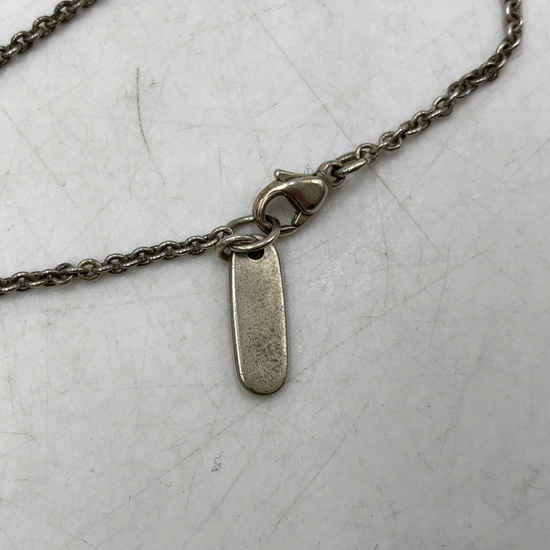 【中古品】【メンズ/レディース】 PAUL SMITH ポールスミス LOGO RING NECKLACE アクセサリー ロゴリング ネックレス アクセサリー 193-250817-rk-06-izu カラー：シルバー 万代Net店