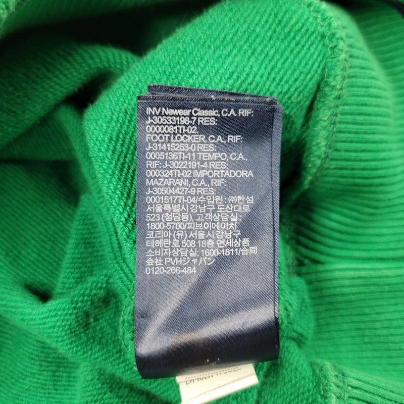【中古品】【メンズ】 TOMMY JEANS トミージーンズ HOODED SWEATSHIRT フーデッドスウェットシャツ トップス パーカー 長袖 147-250816-ma-37-izu サイズ：S カラー：グリーン 万代Net店