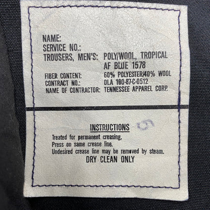 【中古品】【メンズ】 UNKNOWN アンノウン 8405-01-086-4590 70S MILITARY DRESS PANTS 70年代 ミリタリードレスパンツ ズボン ボトムス 157-250816-ma-19-izu サイズ：34 カラー：NAVY 万代Net店