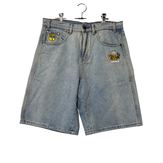 【中古品】【メンズ】 BUTTER GOODS バターグッズ SINGER DENIM SHORT シンガーデニムショート ズボン パンツ ボトムス 153-250816-ma-18-izu サイズ：30 カラー：LIGHT BLUE 万代Net店