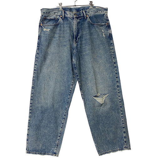 【中古品】【メンズ】 GAP ギャップ 25SS BAGGY FIT LT D DENIM PANTS バギーフィット デニムパンツ ズボン ボトムス 158-250816-ma-17-izu サイズ：36×32 カラー：LIGHT WASH 万代Net店