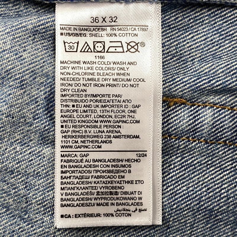 【中古品】【メンズ】 25SS BAGGY FIT LT D DENIM PANTS バギーフィット デニムパンツ ズボン ボトムス 158-250816-ma-17-izu サイズ：36×32 カラー：LIGHT WASH 万代Net店