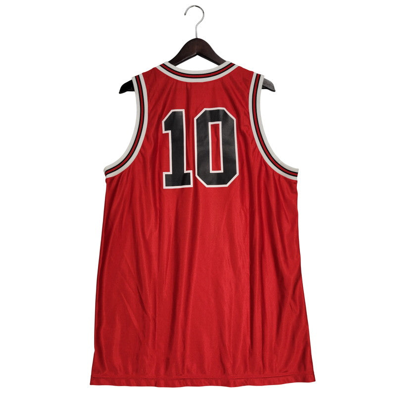 【中古美品】【メンズ】 DESCENTE デサント×SLAM DUNK スラムダンク SDD-2003 10番 桜木花道 UNIFORM ユニフォーム タンクトップ トップス 146-250814-ya-12-izu サイズ：XA カラー：レッド 万代Net店