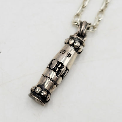 【中古品】【メンズ】 925 PENDANT TOP CHAIN NECKLACE ペンダントトップ チェーンネックレス アクセサリー 小物 192-250812-ma-05-izu カラー：シルバー 万代Net店