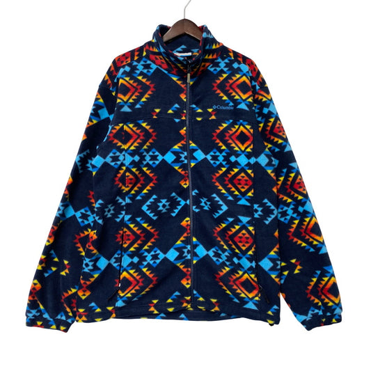 【中古品】【メンズ】 Columbia コロンビア PM2607 BUCKEYE SPRINGS JACKET バックアイスプリングスジャケット アウター フリース 長袖 144-250816-ma-28-izu サイズ：XL カラー：ネイビー系マルチ 万代Net店