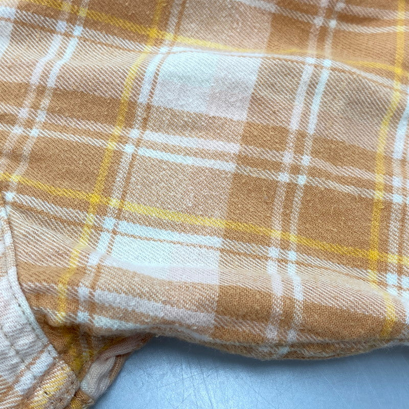 【中古品】【メンズ】 patagonia パタゴニア CHECK LS SHIRT 42410SP22 チェック ロングスリーブ シャツ 長袖 トップス 144-250817-as-11-izu サイズ：M カラー：オレンジ系 万代Net店