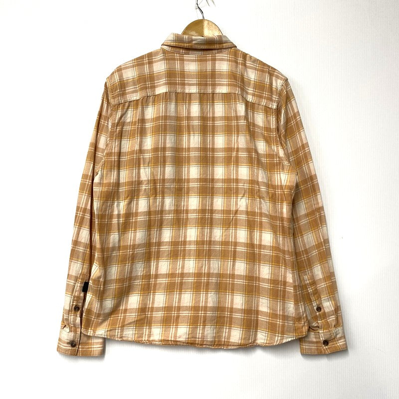 【中古品】【メンズ】 patagonia パタゴニア CHECK LS SHIRT 42410SP22 チェック ロングスリーブ シャツ 長袖 トップス 144-250817-as-11-izu サイズ：M カラー：オレンジ系 万代Net店