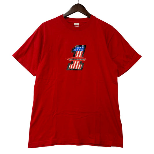 【中古品】【メンズ】 CHP CUSTOM SURFBOARD USA FLAG NO1 T-SHIRT Tシャツ 半袖 トップス 146-250817-as-13-izu サイズ：M カラー：レッド 万代Net店