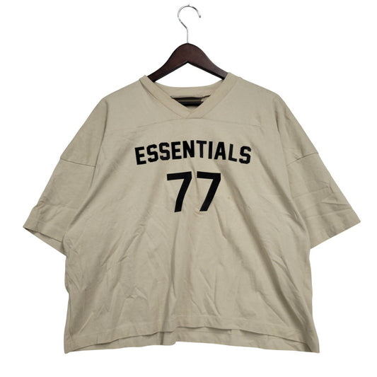 【中古品】【メンズ】 FOG ESSENTIALS FOOTBALL エフオージー エッセンシャルズ T-SHIRT Tシャツ トップス 142-250817-rk-19-izu サイズ：XXS カラー：ベージュ 万代Net店