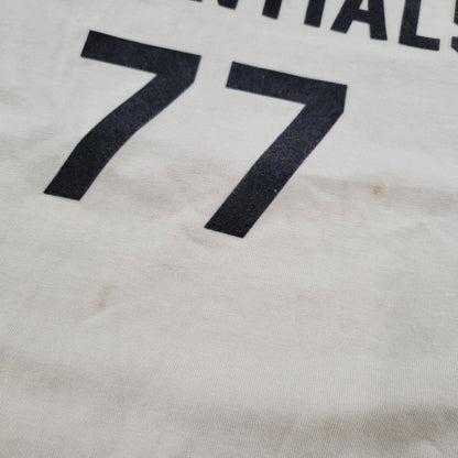 【中古品】【メンズ】 FOG ESSENTIALS FOOTBALL エフオージー エッセンシャルズ T-SHIRT Tシャツ トップス 142-250817-rk-19-izu サイズ：XXS カラー：ベージュ 万代Net店