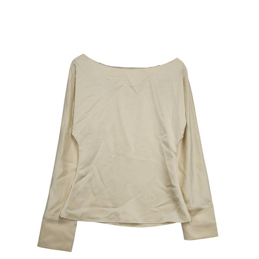 【中古品】【レディース】 MAISON CELON メゾンセロン OFF SHOULDER LS SHIRT オフショルダー ロングスリーブ シャツ 長袖 トップス 168-250817-as-16-izu カラー：ベージュ 万代Net店