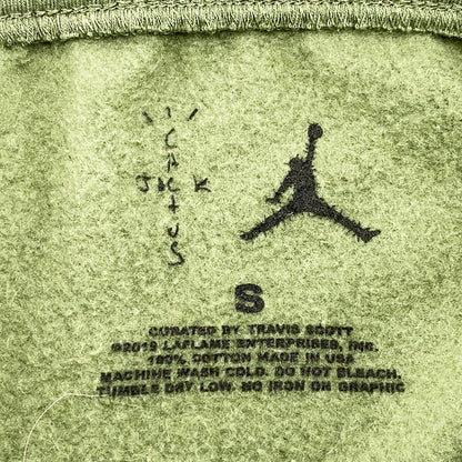 【中古品】【メンズ】 NIKE JORDAN×TRAVIS SCOTT ナイキジョーダン×トラヴィス・スコット 19AW CACTUS JACK HIGHEST SWEATPANT カクタスジャック ハイエスト スウェットパンツ ズボン ボトムス 153-250813-ma-07-izu サイズ：S カラー：GREEN 万代Net店