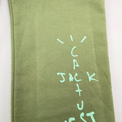 【中古品】【メンズ】 NIKE JORDAN×TRAVIS SCOTT ナイキジョーダン×トラヴィス・スコット 19AW CACTUS JACK HIGHEST SWEATPANT カクタスジャック ハイエスト スウェットパンツ ズボン ボトムス 153-250813-ma-07-izu サイズ：S カラー：GREEN 万代Net店