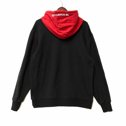 【中古品】【メンズ】 WIND AND SEA ウィンダンシー HOODED SWEATSHIRT WDS-20S2-TPS-02 フーデッド スウェットシャツ パーカー 長袖 トップス 142-250817-as-04-izu サイズ：M カラー：ブラック×レッド 万代Net店