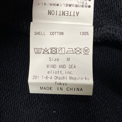 【中古品】【メンズ】 WIND AND SEA ウィンダンシー HOODED SWEATSHIRT WDS-20S2-TPS-02 フーデッド スウェットシャツ パーカー 長袖 トップス 142-250817-as-04-izu サイズ：M カラー：ブラック×レッド 万代Net店