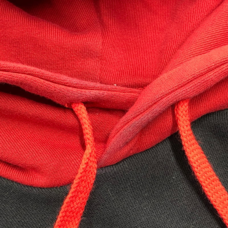 【中古品】【メンズ】 WIND AND SEA ウィンダンシー HOODED SWEATSHIRT WDS-20S2-TPS-02 フーデッド スウェットシャツ パーカー 長袖 トップス 142-250817-as-04-izu サイズ：M カラー：ブラック×レッド 万代Net店