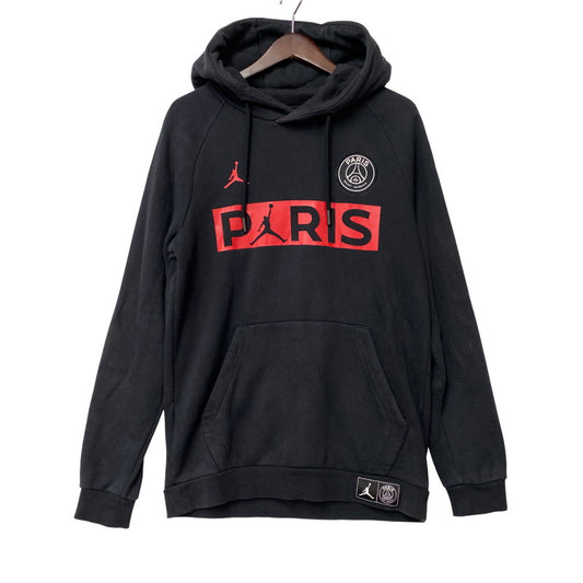 【中古品】【メンズ】 NIKE JORDAN×PSG ナイキジョーダン×パリ・サンジェルマン BQ8351-011 20SS PULLOVER HOODIE プルオーバーフーディー トップス パーカー 長袖 148-250816-ma-41-izu サイズ：M カラー：ブラック 万代Net店
