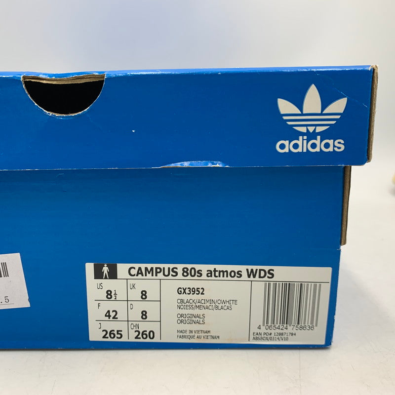 【中古品】【メンズ】 ADIDAS×WIND AND SEA×ATMOS アディダス×ウィンダンシー×アトモス GX3952 ORIGINALS CAMPUS 80 オリジナルス キャンパス 80 靴 スニーカー シューズ 161-250813-ma-08-izu サイズ：26.5cm カラー：BLACK 万代Net店