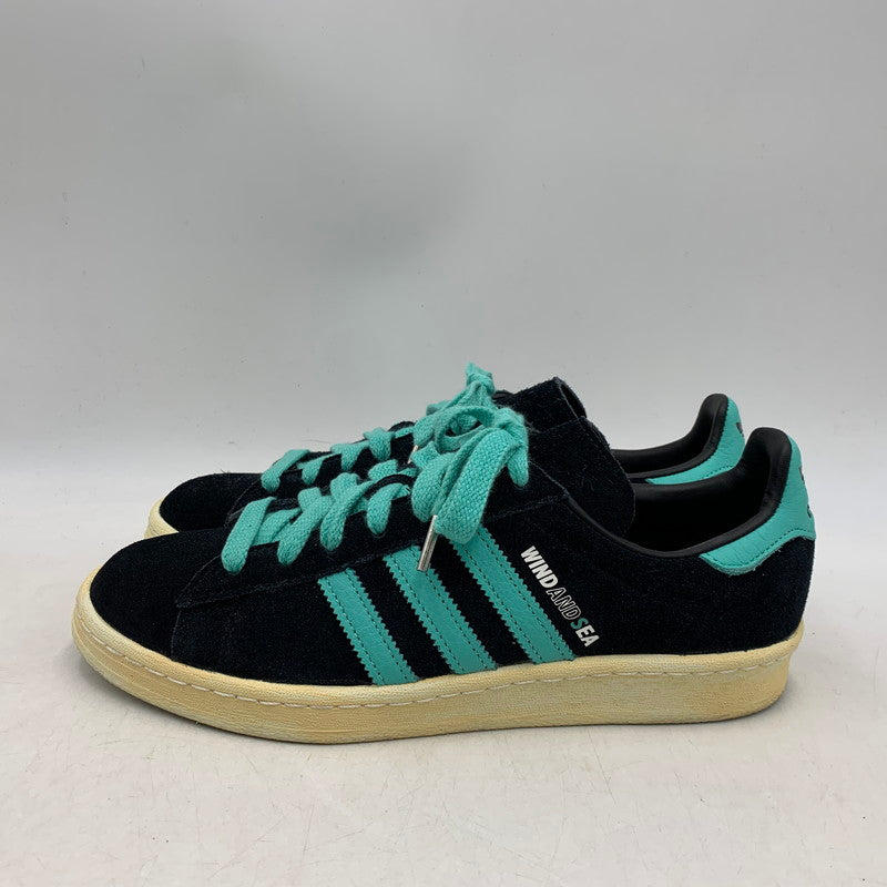 【中古品】【メンズ】 ADIDAS×WIND AND SEA×ATMOS アディダス×ウィンダンシー×アトモス GX3952 ORIGINALS CAMPUS 80 オリジナルス キャンパス 80 靴 スニーカー シューズ 161-250813-ma-08-izu サイズ：26.5cm カラー：BLACK 万代Net店