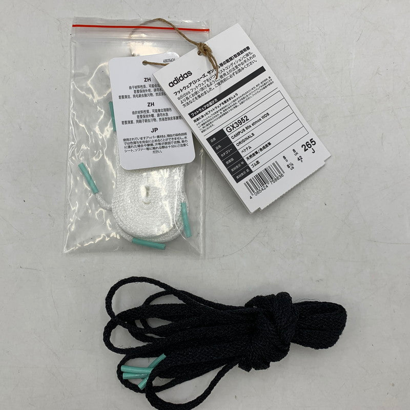 【中古品】【メンズ】 ADIDAS×WIND AND SEA×ATMOS アディダス×ウィンダンシー×アトモス GX3952 ORIGINALS CAMPUS 80 オリジナルス キャンパス 80 靴 スニーカー シューズ 161-250813-ma-08-izu サイズ：26.5cm カラー：BLACK 万代Net店