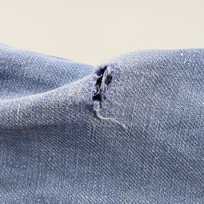 【現状渡し品】【メンズ】 FRENCH VINTAGE フレンチヴィンテージ 50-60S BLUE MOLESKIN WORK JACKET 50-60年代 ブルーモールスキン ワークジャケット アウター 長袖 146-250813-ma-03-izu サイズ：不明 カラー：ブルー 万代Net店