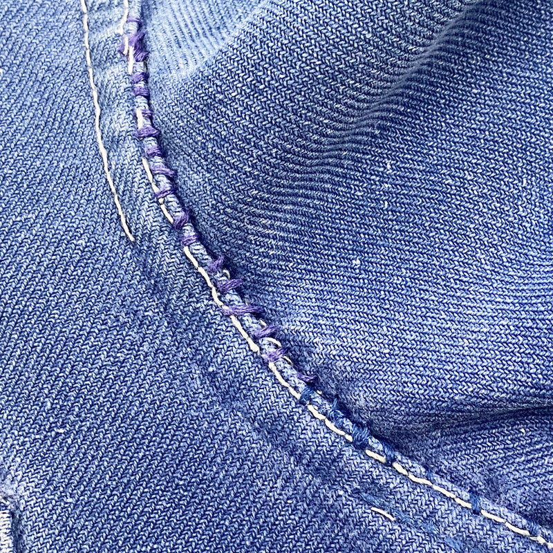 【現状渡し品】【メンズ】 FRENCH VINTAGE フレンチヴィンテージ 50-60S BLUE MOLESKIN WORK JACKET 50-60年代 ブルーモールスキン ワークジャケット アウター 長袖 146-250813-ma-03-izu サイズ：不明 カラー：ブルー 万代Net店