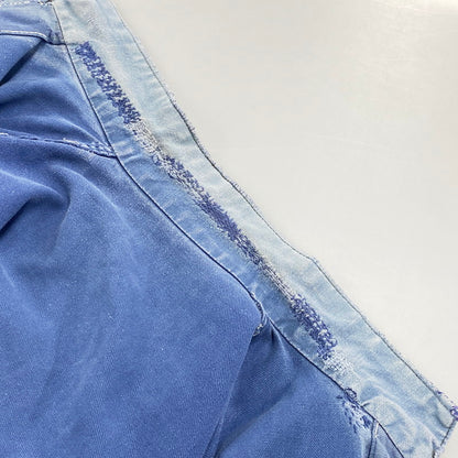 【現状渡し品】【メンズ】 FRENCH VINTAGE フレンチヴィンテージ 50-60S BLUE MOLESKIN WORK JACKET 50-60年代 ブルーモールスキン ワークジャケット アウター 長袖 146-250813-ma-03-izu サイズ：不明 カラー：ブルー 万代Net店