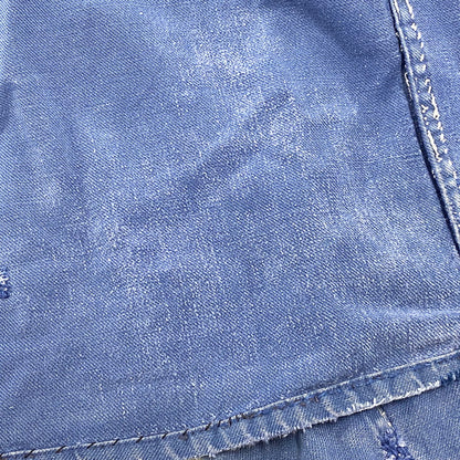 【現状渡し品】【メンズ】 FRENCH VINTAGE フレンチヴィンテージ 50-60S BLUE MOLESKIN WORK JACKET 50-60年代 ブルーモールスキン ワークジャケット アウター 長袖 146-250813-ma-03-izu サイズ：不明 カラー：ブルー 万代Net店