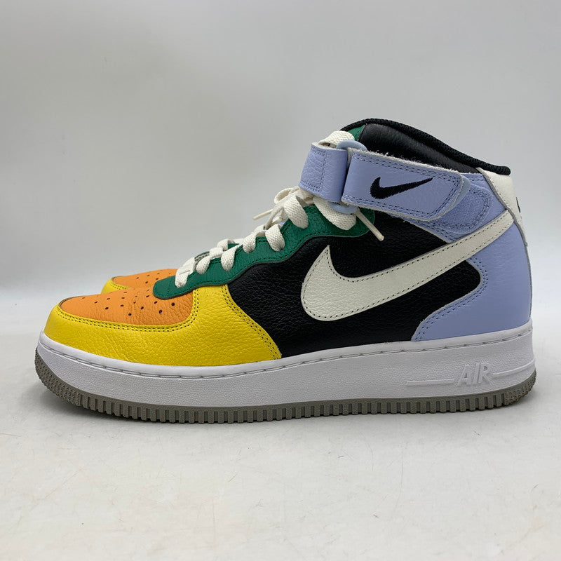 【中古品】【メンズ】 NIKE ナイキ AIR FORCE 1 MID BY YOU DV3908-900 エア フォース 1 ミッド バイユー スニーカー シューズ 靴 160-250818-as-12-izu サイズ：26.5ｃｍ カラー：マルチカラー 万代Net店