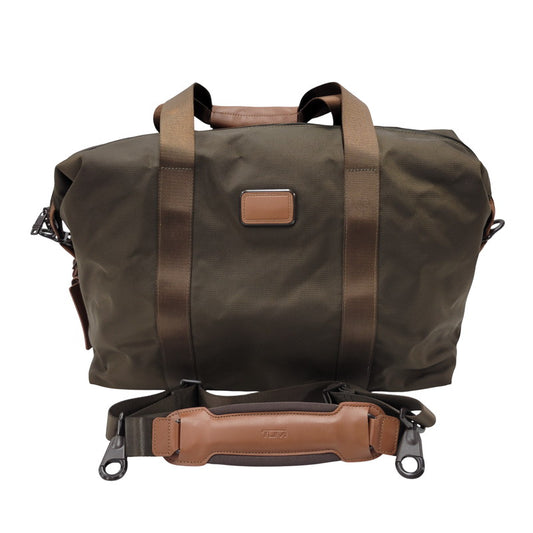 【中古品】【メンズ/レディース】 TUMI トゥミ SMALL SOFT TRAVEL SATCHEL 022149ES2 スモール ソフト トラベル サチェル バッグ カバン 鞄 188-250814-as-09-izu カラー：ブラウン 万代Net店