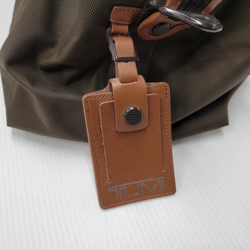 【中古品】【メンズ/レディース】 TUMI トゥミ SMALL SOFT TRAVEL SATCHEL 022149ES2 スモール ソフト トラベル サチェル バッグ カバン 鞄 188-250814-as-09-izu カラー：ブラウン 万代Net店
