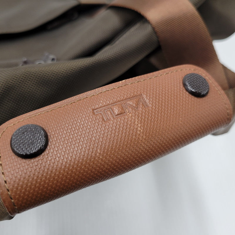 【中古品】【メンズ/レディース】 TUMI トゥミ SMALL SOFT TRAVEL SATCHEL 022149ES2 スモール ソフト トラベル サチェル バッグ カバン 鞄 188-250814-as-09-izu カラー：ブラウン 万代Net店